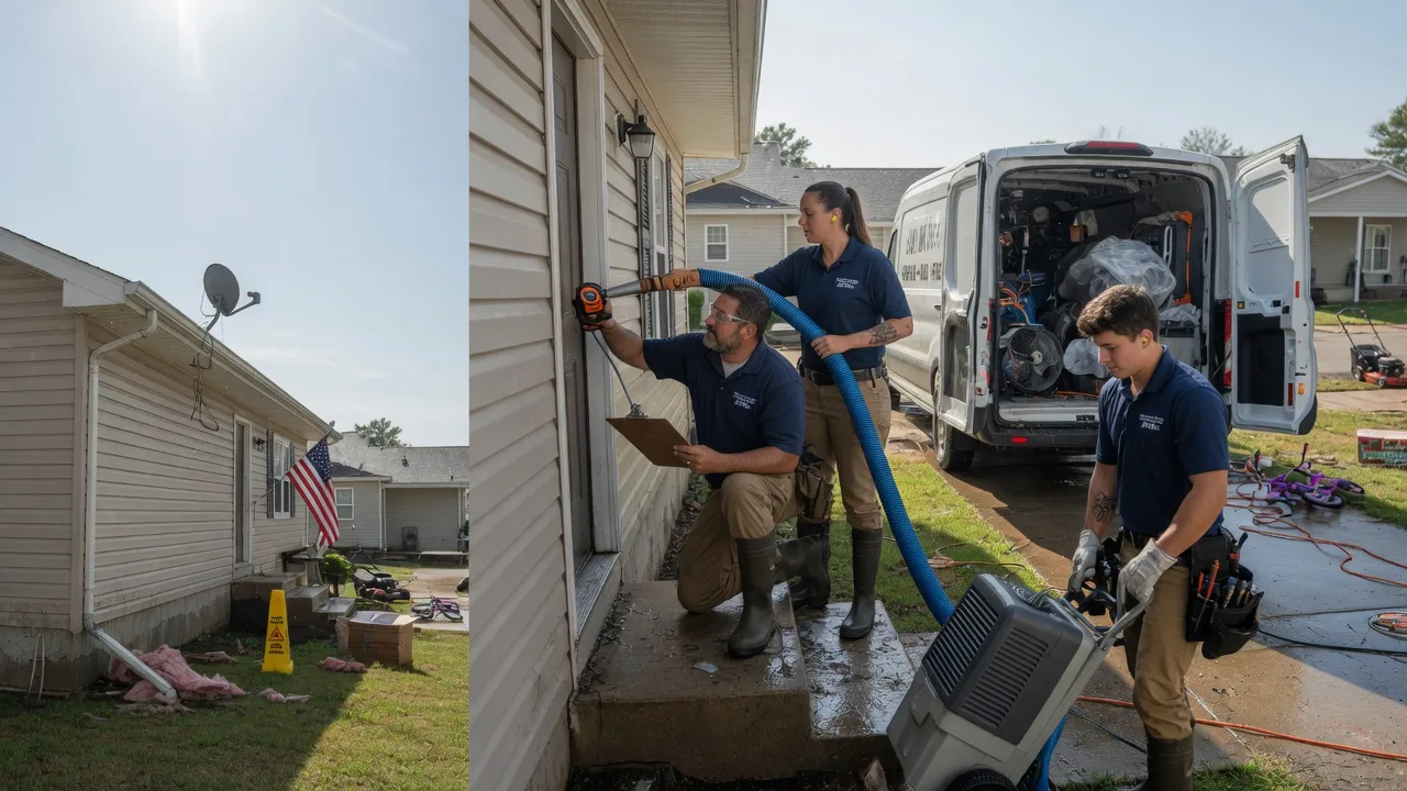 Ceiling Water Damage Restoration in Linville, VA near me